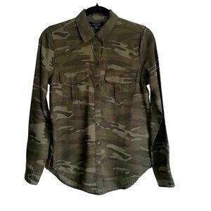 Lucky Brand Camouflage Button Down Shirt